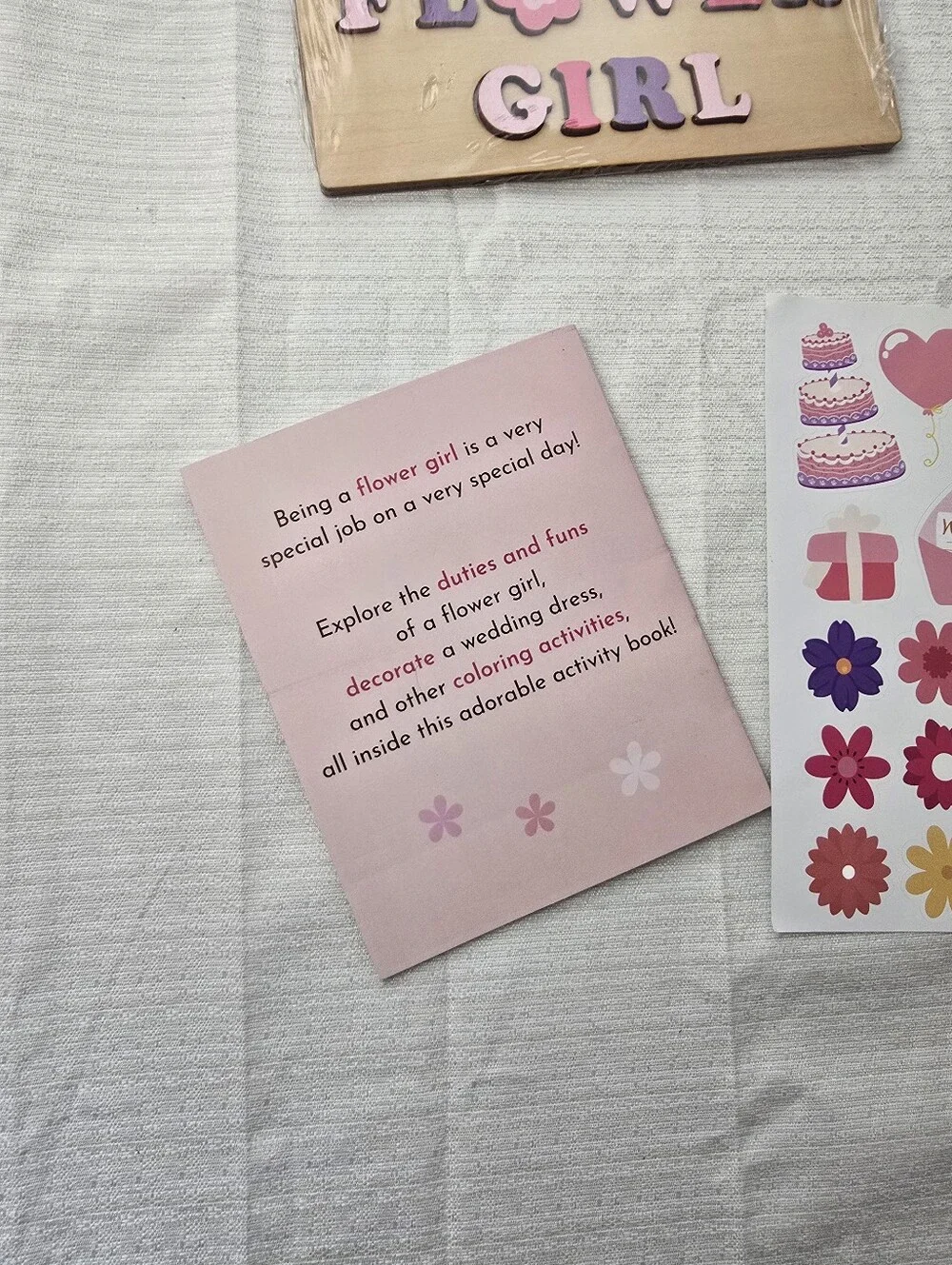 Will You Be Our Flower Girl Wooden Puzzle Proposal Gift Wedding Keepsake